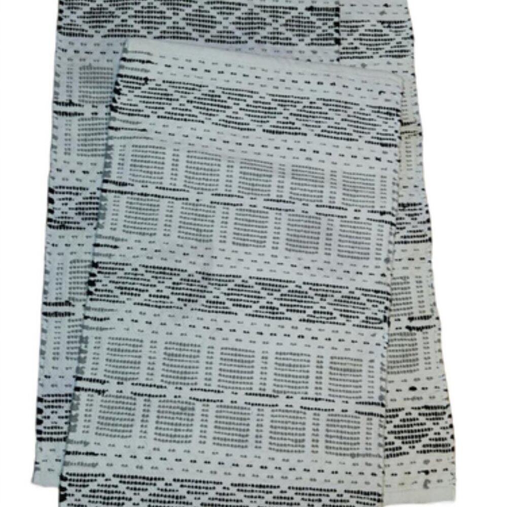 Cotton Geometric Patterns Rugs set of 3 EUC